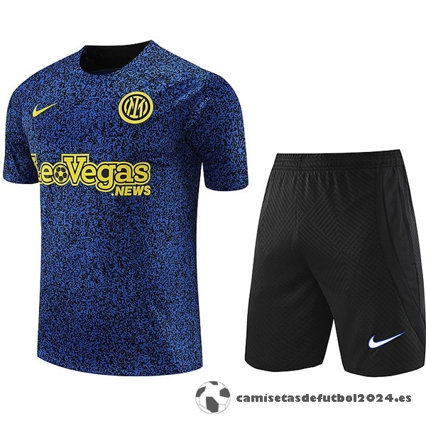 Entrenamiento Conjunto Completo Inter Milán 2023 2024 Azul Amarillo Negro Venta Replicas