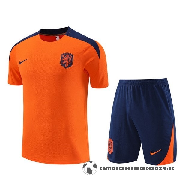 Entrenamiento Conjunto Completo Países Bajos 2024 Naranja Azul Venta Replicas