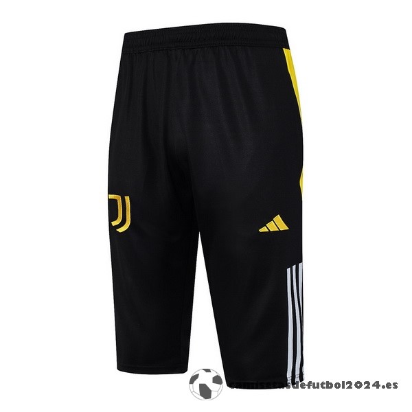Entrenamiento Pantalones Juventus 2023 2024 Negro Amarillo Blanco Venta Replicas