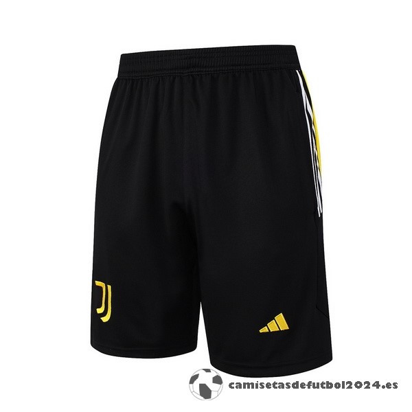 Entrenamiento Pantalones Juventus 2023 2024 Negro Amarillo Venta Replicas