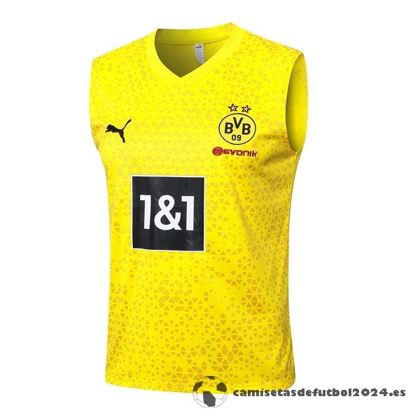 Entrenamiento Sin Mangas Borussia Dortmund 2023 2024 Amarillo Negro Venta Replicas