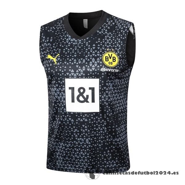 Entrenamiento Sin Mangas Borussia Dortmund 2023 2024 Negro Gris Venta Replicas