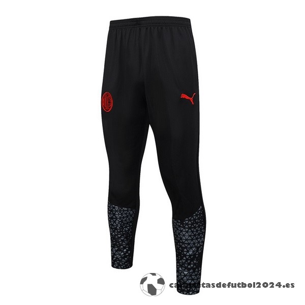 Pantalones Deportivos AC Milan 2023 2024 Negro Rojo Venta Replicas