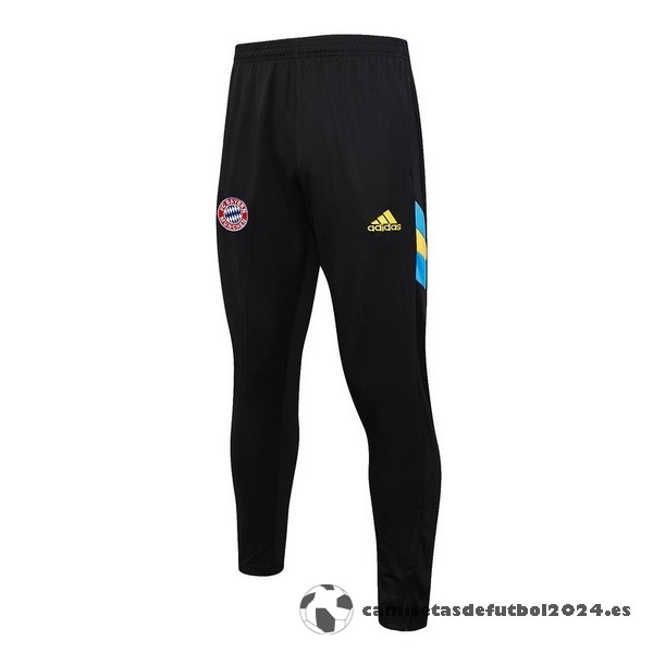 Pantalones Deportivos Bayern Múnich 2023 2024 Negro Azul Amarillo Venta Replicas