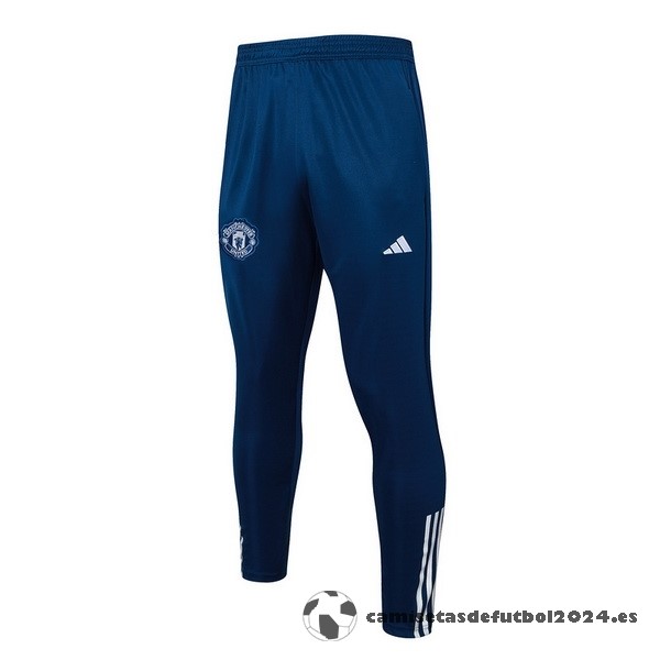 Pantalones Deportivos Manchester United 2023 2024 Azul Blanco Venta Replicas