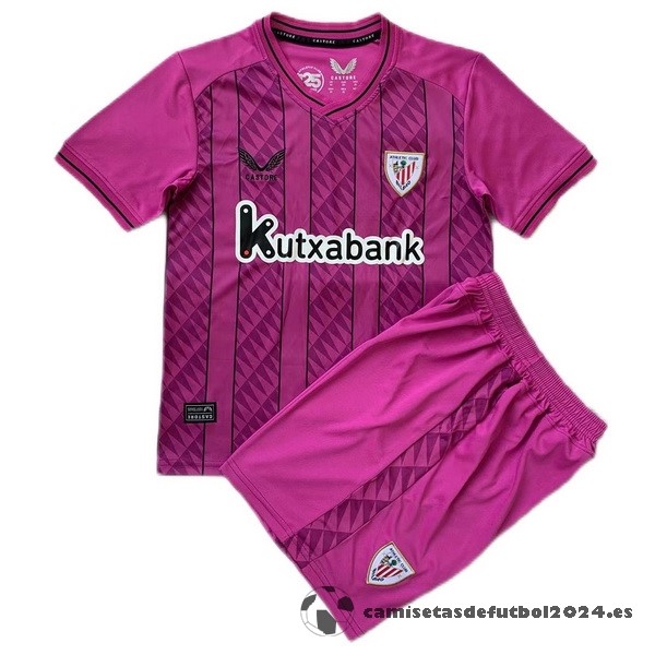 Portero Conjunto De Niños Athletic Bilbao 2023 2024 Purpura Venta Replicas