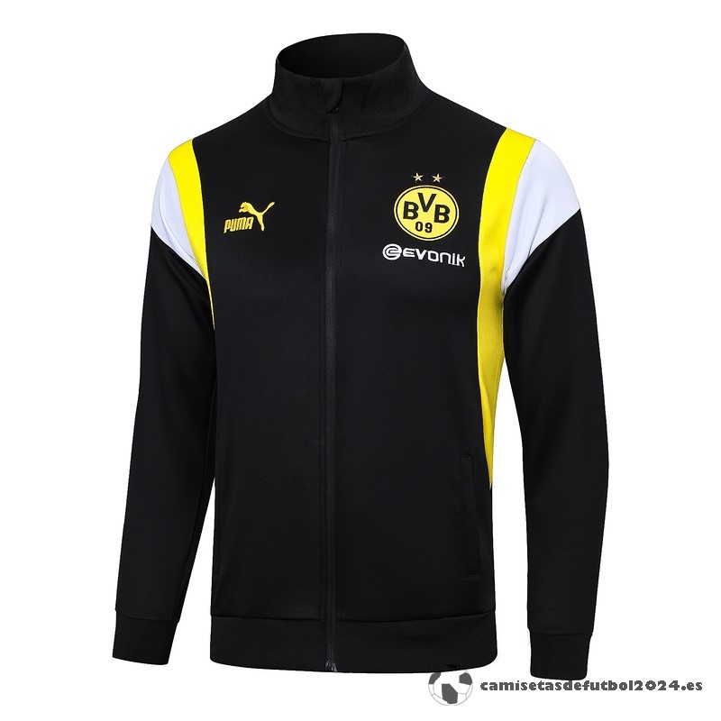 Ropa Deportiva Con Cremallera Larga Borussia Dortmund 2023 2024 Negro Amarillo Venta Replicas