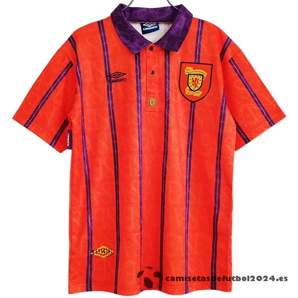 Segunda Camiseta Escocia Retro 1993 Naranja Venta Replicas