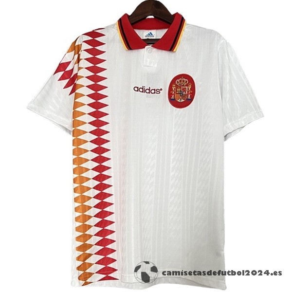 Segunda Camiseta España Retro 1994 Blanco Venta Replicas
