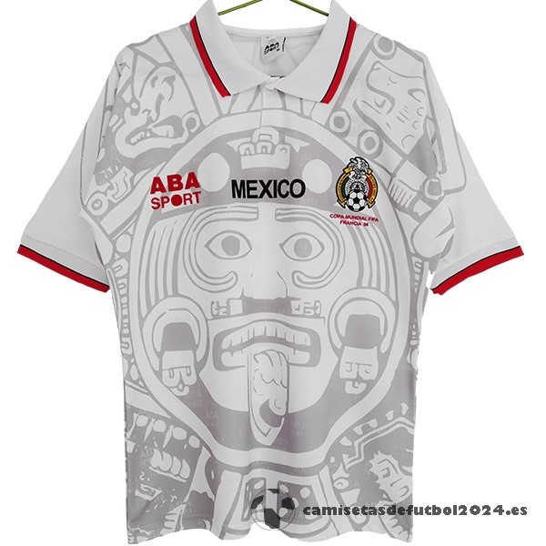 Segunda Camiseta Mexico Retro 1998 Blanco Venta Replicas