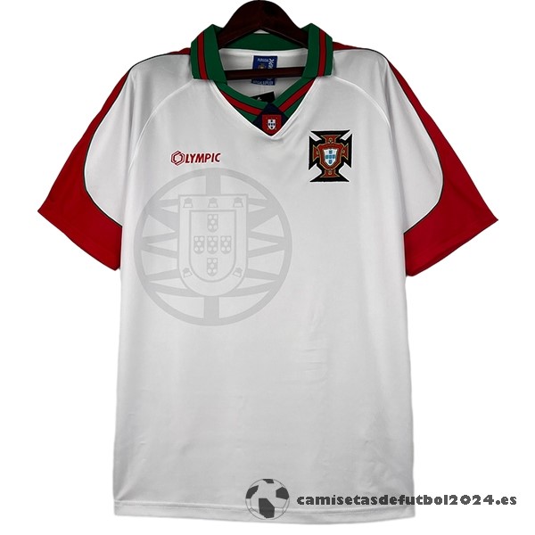 Segunda Camiseta Portugal Retro 1996 Blanco Venta Replicas