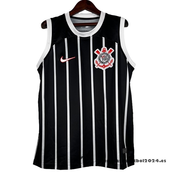 Segunda Camiseta Sin Mangas Corinthians Paulista 2023 2024 Negro Venta Replicas