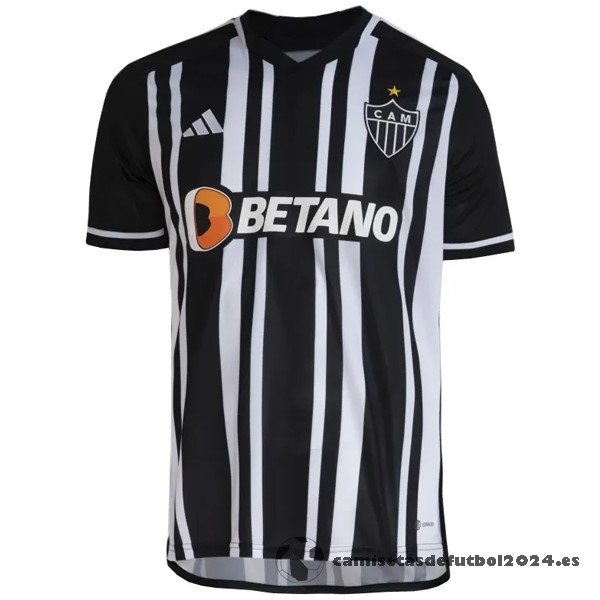 Tailandia Casa Camiseta Atlético Mineiro 2023 2024 Negro Blanco Venta Replicas