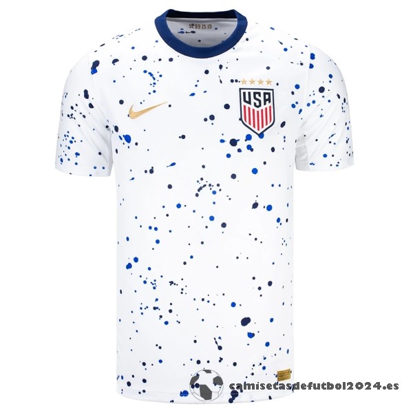 Tailandia Casa Camiseta Estados Unidos 2023 Blanco Venta Replicas