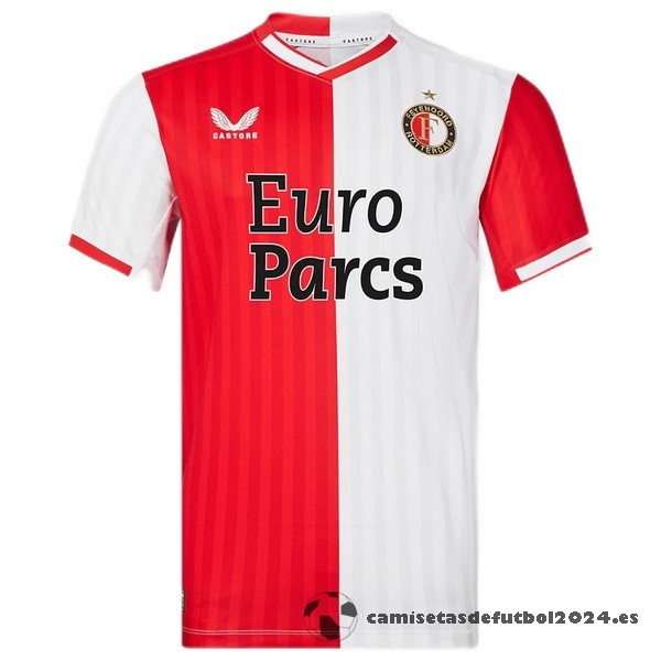 Tailandia Casa Camiseta Feyenoord Rotterdam 2023 2024 Rojo Venta Replicas