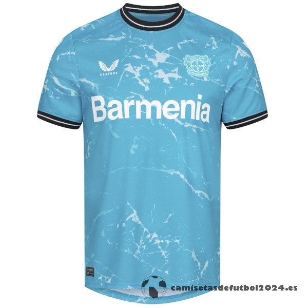 Tailandia Casa Camiseta Leverkusen 2023 2024 Azul Venta Replicas