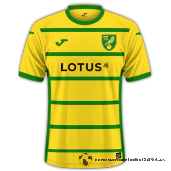 Tailandia Casa Camiseta Norwich City 2023 2024 Amarillo Venta Replicas