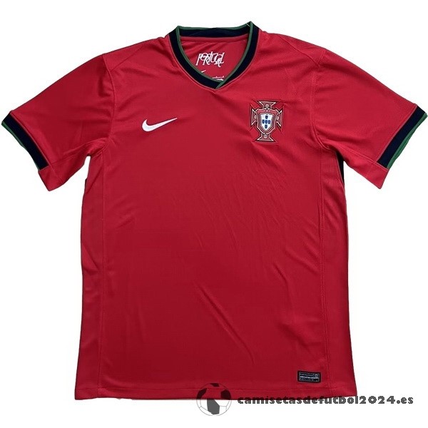 Tailandia Casa Camiseta Portugal 2024 Rojo Venta Replicas
