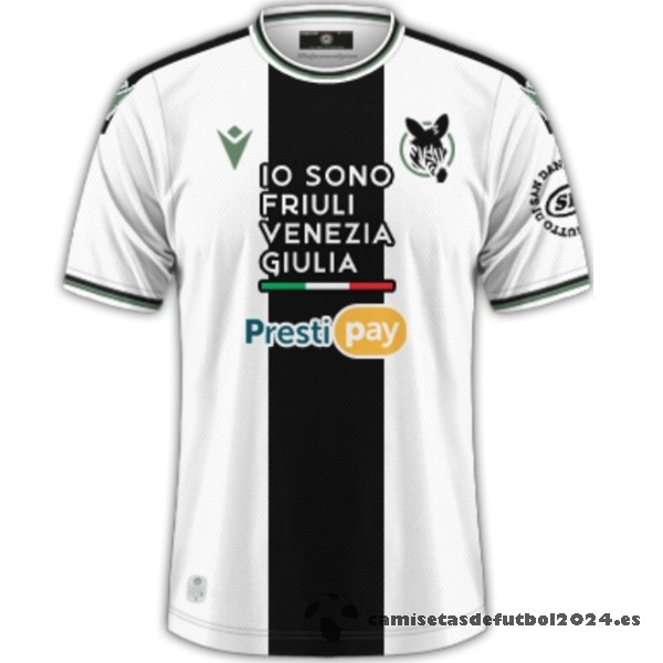 Tailandia Casa Camiseta Udinese 2023 2024 Blanco Negro Venta Replicas