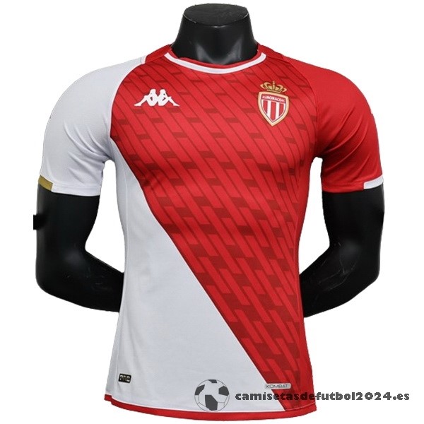 Tailandia Casa Jugadores Camiseta AS Monaco 2023 2024 Rojo Blanco Venta Replicas