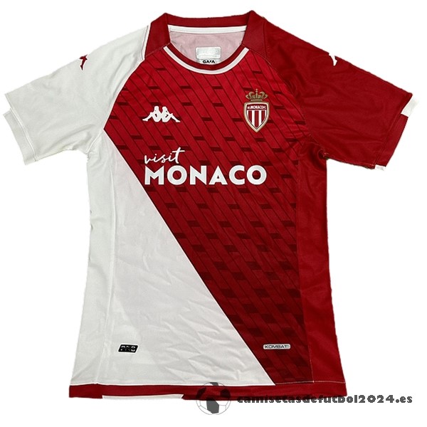 Tailandia Casa Jugadores Camiseta AS Monaco 2023 2024 Rojo I Blanco Venta Replicas