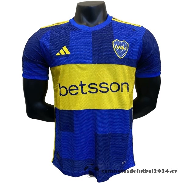 Tailandia Casa Jugadores Camiseta Boca Juniors 2023 2024 Azul Amarillo Venta Replicas