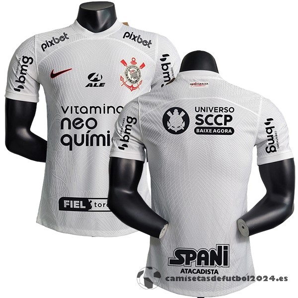 Tailandia Casa Jugadores Camiseta Corinthians Paulista 2023 2024 Blanco Negro Venta Replicas