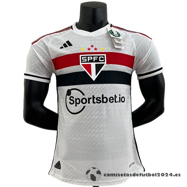 Tailandia Casa Jugadores Camiseta São Paulo 2023 2024 Blanco Venta Replicas