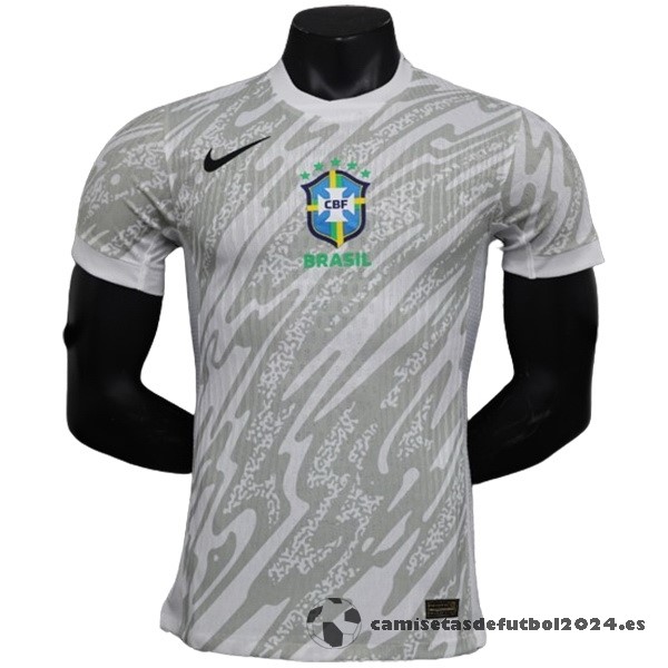 Tailandia Concepto Portero Jugadores Camiseta Brasil 2024 Blanco Venta Replicas