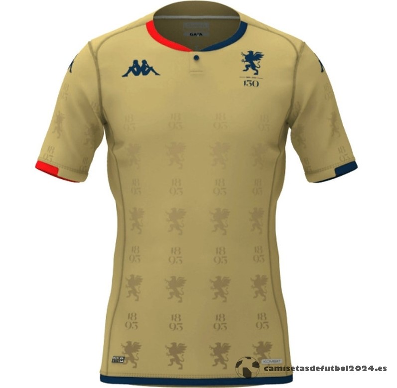 Tailandia Edición Conmemorativa Camiseta Genoa 2023 2024 Amarillo Venta Replicas