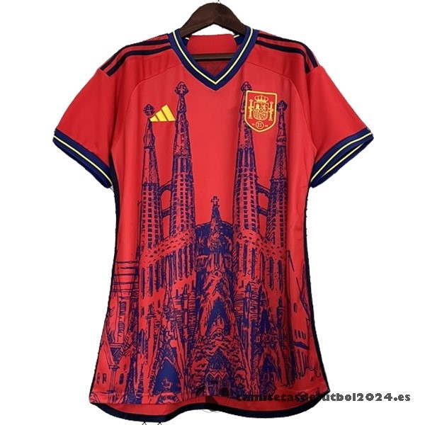 Tailandia Especial Camiseta España 2023 Rojo Venta Replicas