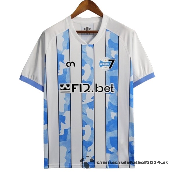 Tailandia Especial Camiseta Grêmio FBPA 2023 2024 Azul Blanco Venta Replicas