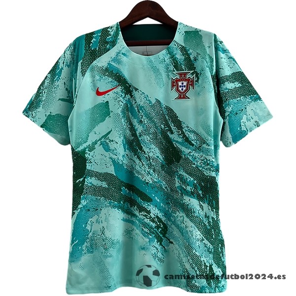 Tailandia Especial Camiseta Portugal 2023 Verde Venta Replicas