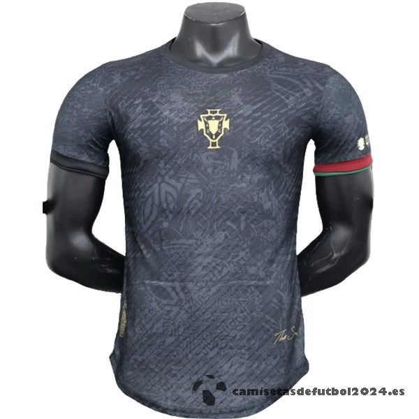 Tailandia Especial Jugadores Camiseta Portugal 2023 Negro Venta Replicas