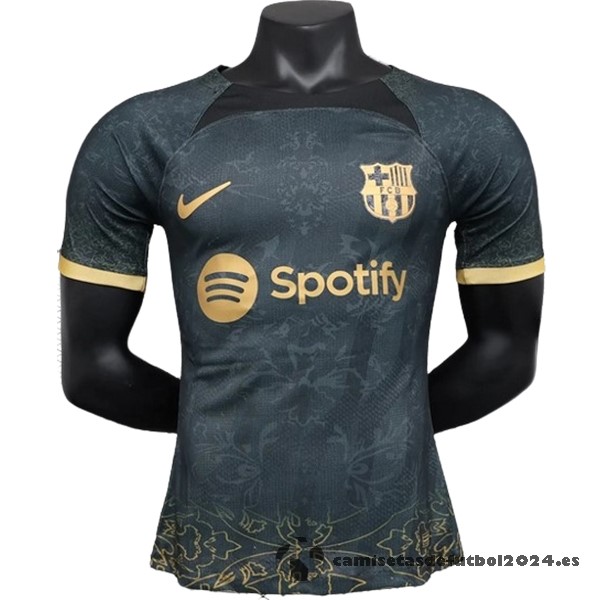 Tailandia Jugadores Especial Camiseta Barcelona 2023 2024 Negro Amarillo Venta Replicas