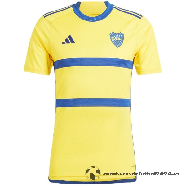 Tailandia Segunda Camiseta Boca Juniors 2023 2024 Amarillo Venta Replicas