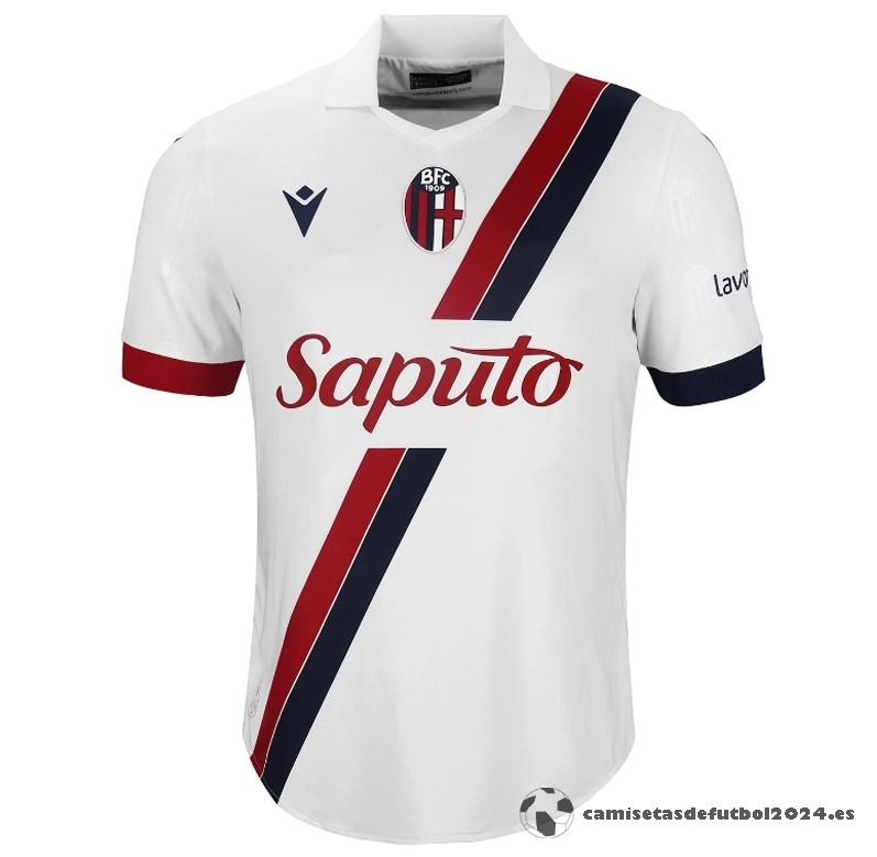 Tailandia Segunda Camiseta Bologna 2023 2024 Blanco Rojo Venta Replicas