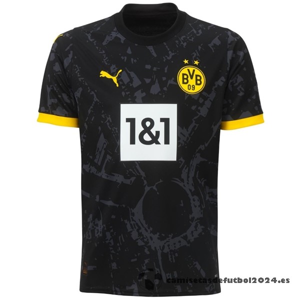 Tailandia Segunda Camiseta Borussia Dortmund 2023 2024 Negro Venta Replicas