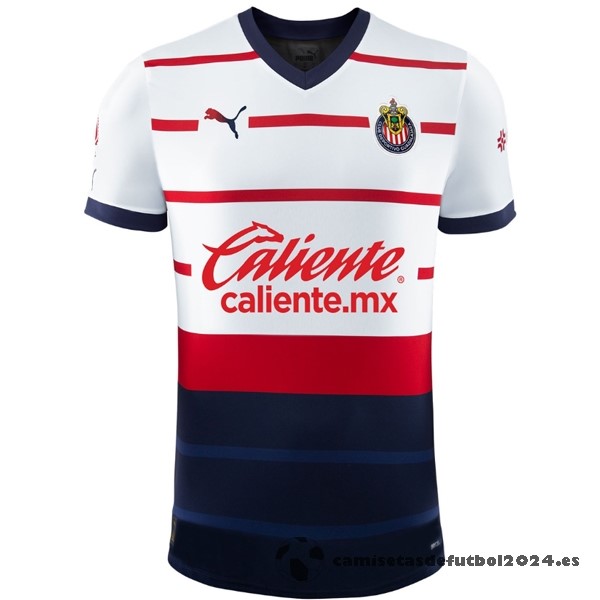 Tailandia Segunda Camiseta CD Guadalajara 2023 2024 Blanco Venta Replicas