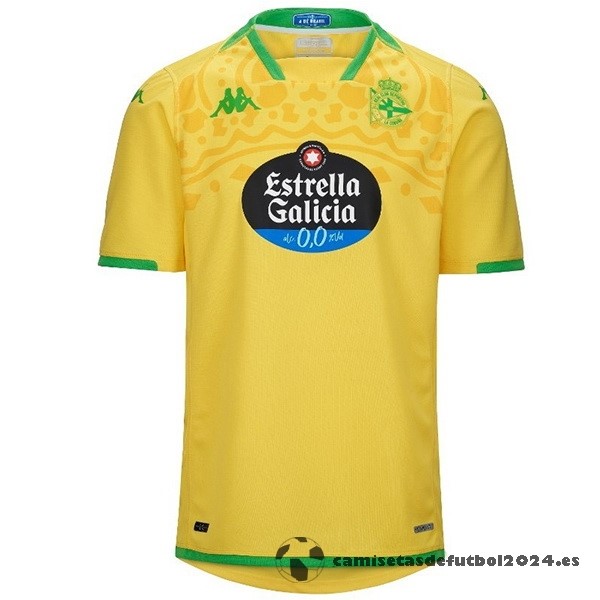 Tailandia Segunda Camiseta Deportivo de La Coruna 2023 2024 Amarillo Venta Replicas