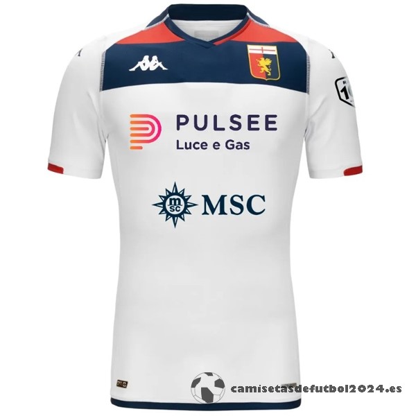 Tailandia Segunda Camiseta Genoa 2023 2024 Blanco Venta Replicas