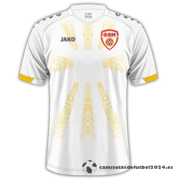 Tailandia Segunda Camiseta Macedonia del Norte 2023 Blanco Venta Replicas
