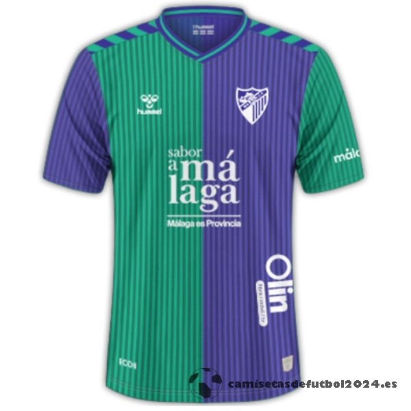 Tailandia Segunda Camiseta Málaga CF 2023 2024 Verde Purpura Venta Replicas