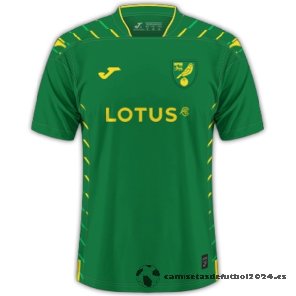 Tailandia Segunda Camiseta Norwich City 2023 2024 Verde Venta Replicas