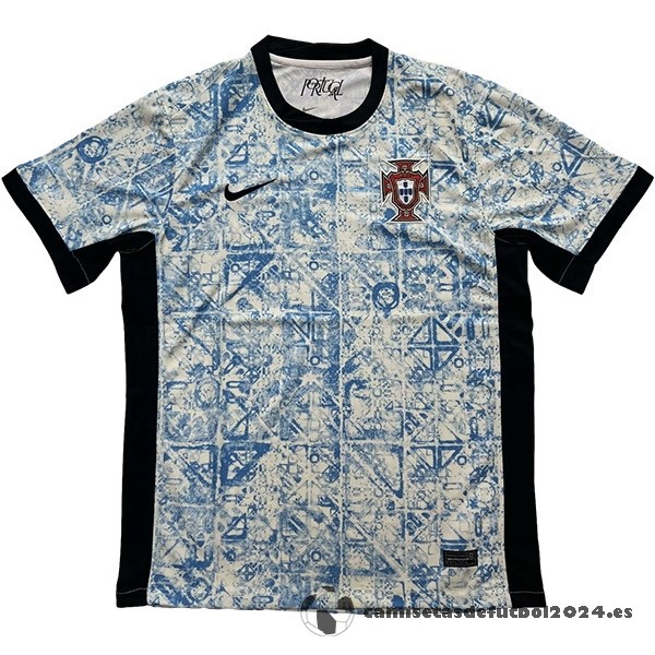 Tailandia Segunda Camiseta Portugal 2024 Azul Venta Replicas