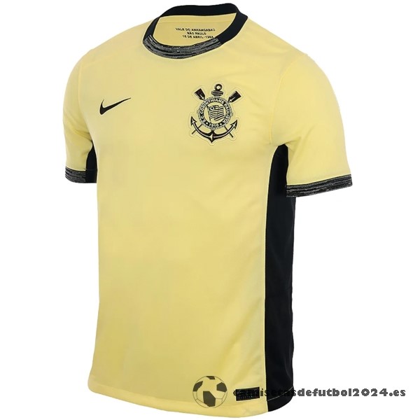 Tailandia Tercera Camiseta Corinthians Paulista 2023 2024 Amarillo Venta Replicas
