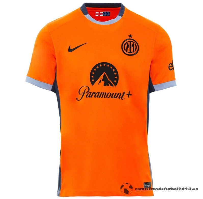 Tailandia Tercera Camiseta Inter Milán 2023 2024 Naranja Venta Replicas