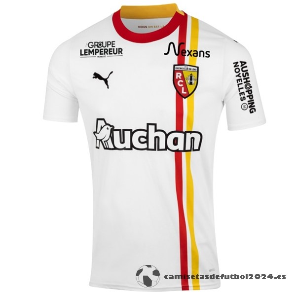 Tailandia Tercera Camiseta RC Lens 2023 2024 Blanco Venta Replicas