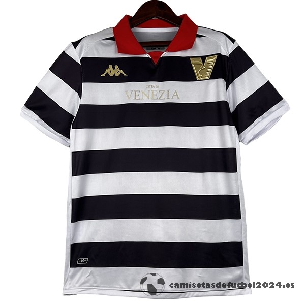 Tailandia Tercera Camiseta Venezia 2023 2024 Negro Blanco Venta Replicas