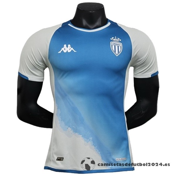 Tailandia Tercera Jugadores Camiseta AS Monaco 2023 2024 Azul Venta Replicas